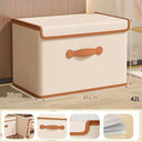 Clothes Storage Box With Lid For Household Use Wardrobe Underwear Storage Box Organizing Boxed Clothes Blankets Storage Basket