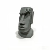 Raising eyebrows Moai statue - Easter Island avatar, eye-catching "Are you serious?" emoji desktop decoration ornament