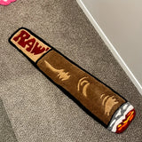 VIKAMA Modern Cigarette Shaped Floor Mat Living Room Bedroom Resting Area Soft and Machine Washable Home Decoration