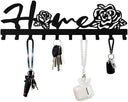 Decorative Metal Key Holder Wall Mounted Key Hooks Hanging Artwork Storage Rack Home Iron Art