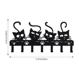 CIFBUY Iron Wall Art Metal Key Hook Home Entryway Organizer for Coats Hats Bags Decorative Hanging Decor Modern Rustic Accent
