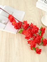 1pc Pink Artificial Peach Blossom Branch Home Wedding Party Landscape DIY Decoration Cherry Blossom Silk Flower Tree Decoration