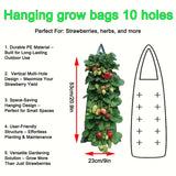 Hanging Grow Bags for Strawberries Tomatoes Hanging Planting Grow Bag Vertical Garden  Strawberry Planter Pot Aeroponic Tower