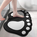 Bath mat anti slip bathroom mat claw pattern bathroom carpet absorbent bathroom carpet door mat floor mat home decoration