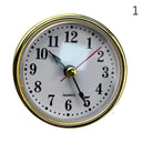 Classic Clock Craft Quartz Movement Dia.65mm Round Clocks Insert Roman Number Little Clock Arabic Numbers Wall Decor