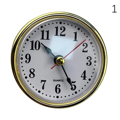 Classic Clock Craft Quartz Movement Dia.65mm Round Clocks Insert Roman Number Little Clock Arabic Numbers Wall Decor