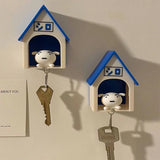 Anime Crayon Shin Chanss Keychain Key Holder House Wall Couple Hanger Home Decoration Kawaii Cartoon Creative Keyring Gifts