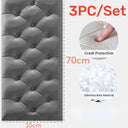 70X35CM 3PCS/SET 6PC/SET Self-adhesive 3D Brick Wallpaper PE Foam Wall Panels Stickers Waterproof Wallpaper Home Decoration