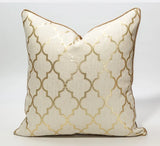 40 Style High Grade Cushion Cover 30x50/45x45/50x50CM Light Luxury Jacquard Pillowcase Champagne Blue Home Hotel Bed Sofa Decor