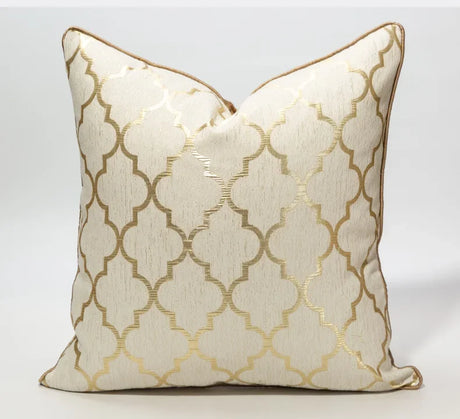 40 Style High Grade Cushion Cover 30x50/45x45/50x50CM Light Luxury Jacquard Pillowcase Champagne Blue Home Hotel Bed Sofa Decor
