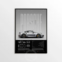 Minimalist 911 Turbo GT3-RS GT4 RS Hyper Car Sports Car Supercar Poster Canvas Painting Motosport Wall Art Pictures Home Decor