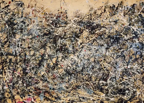 Jackson Pollock Abstract Oil Paintings on Canvas  Famous Art Prints for Living Room Wall Decor Modern Art Posters