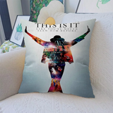 Musicians And Singers Michael Jackson Personalized Picture Text Home Decorative Pillows Household Gifts 45x45cm
