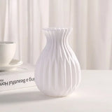 Modern Vase, White Plastic Vase, Flower Pot, Scandinavian Home Decor, Living Room Decor, Wedding Floral Arrangement Vase