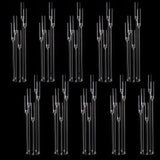 Clear Acrylic Floor Candelabra 5 Arm Tall Candlestick Holder for Wedding Table Centerpiece Ceremony Party Home Decoration 10PCS