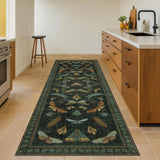 Corridor Carpet Runner Rug Hallway Long Strip Carpets Anti-slip Machine Washable Floor Mat Retro Style Home Decor Bedside Rugs
