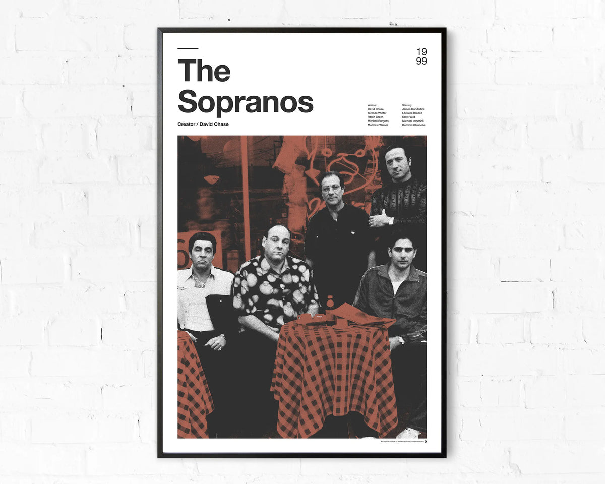 Classic Movie TV Series Breaking Bad/The Sopranos/Top Gun Simple Modern Home Wall Decor Painting Canvas Poster