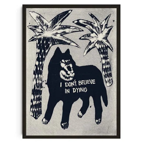 Vintage Abstract Animals Print Posters Mid Century Wall Art Canvas Painting Pictures for Living Room Bedroom Home Decor No Frame
