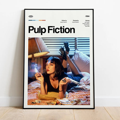 Vintage Classic Movie Series Canvas Poster Prints Pulp Fiction Kill Bill Wall Art Picture Home Wall Decor Painting Home Decor