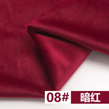 155 Cm Wide Velvet Fabric Dutch Velvet Solid Color Sofa Cover Pillow Cushion Curtain DIY Spring and Autumn Apparel Sewing Fabric