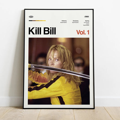 Vintage Classic Movie Series Canvas Poster Prints Pulp Fiction Kill Bill Wall Art Picture Home Wall Decor Painting Home Decor