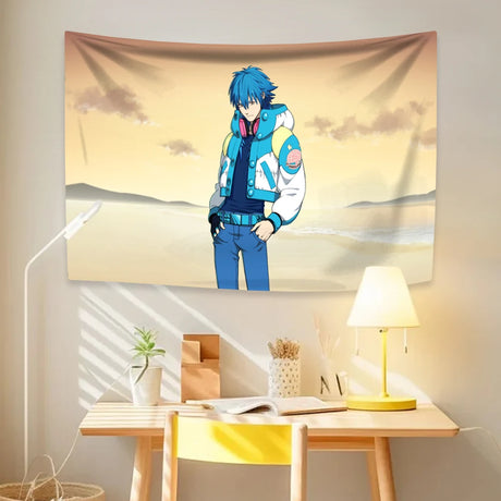 Japanese Anime Tapestry Dramatics Game Murders Flag Home Decoration Living Room Bedroom Backdrop Cloth Festival Gifts