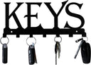 Decorative Metal Key Holder Wall Mounted Key Hooks Hanging Artwork Storage Rack Home Iron Art