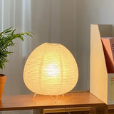 Nordic LED Table Lamp Interior Lighting Wabi Sabi Style Table Light Bedside Bedroom Living Study Home Decoration Desk Lamps
