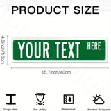 Personalized Metal Sign - Suitable for Offices, Workplaces & Homes, Custom Text, Ideal for Outdoor Decor.
