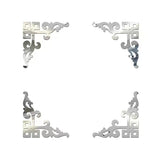 Acrylic Mirror Sticker Wall Cabinet Decor Self-adhesive Geometry Wall Corner Decorative Wall Stickers DIY Room Home Office Decor