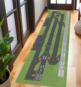 Runway Rug Aviation Airport Track Design Living Room Bedroom Mats Home Decoration Carpet