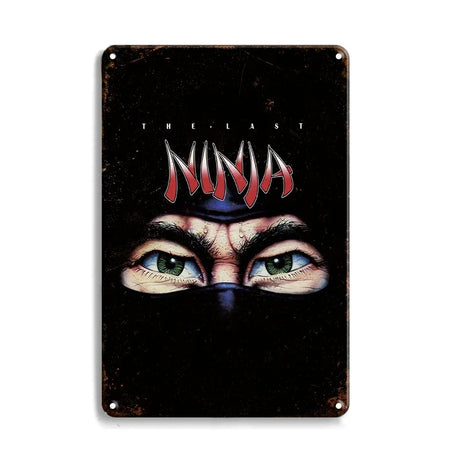 Metal Tin Sign Vintage Wall Plates Decor Shabby Rust Video Game Poster Anime Movie Metal Signs Decor Man Cave Garage Tin Plaques