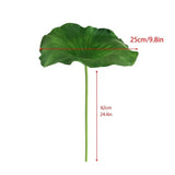 1PC DIY Decoration Artificial Flower New Landscape Long Stem PU Green Plant Artificial Flower Pole Lotus Pod Artificial Lotus