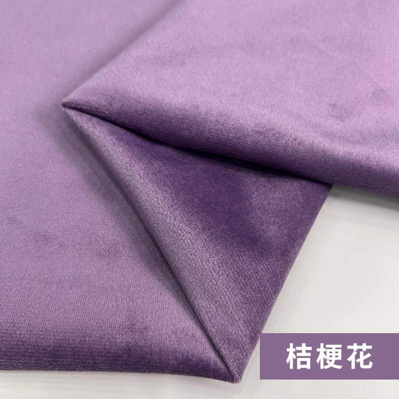 155 Cm Wide Velvet Fabric Dutch Velvet Solid Color Sofa Cover Pillow Cushion Curtain DIY Spring and Autumn Apparel Sewing Fabric