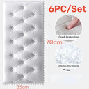70X35CM 3PCS/SET 6PC/SET Self-adhesive 3D Brick Wallpaper PE Foam Wall Panels Stickers Waterproof Wallpaper Home Decoration