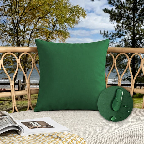 Candy Colors Cushion Cover 45x45cm/50x50cm Waterproof Throw Pillow Covers Outdoor Home Decor Stain-resistant for Patio Sofa