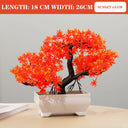 Artificial Plants Bonsai Small Tree Simulation Pot Plants Table Potted Ornaments for Hotel Garden Home Decor Fake Flower