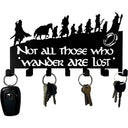 Decorative Metal Key Holder Wall Mounted Key Hooks Hanging Artwork Storage Rack Home Iron Art