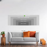 Medieval-modern canvas Bauhaus style decorative poster for living room art with horizontal and vertical geometric lines
