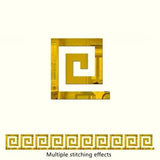 3D 5/10CM Square Self Adhesive Waist Line Mirror Sticker Wall Stickers for Living Room Ceiling Edge Strip Corner Line Wall Decor