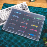 Matchbox car model storage box 1:64 ratio alloy car model 15 grid organizing and collecting box