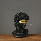 European Home Decoration David Head ResinStatues Statues Home Decor  Modern Abstract Art  Bust Sculpture Art Sketch Practice