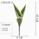 Artificial Succulents Plants House Decoration Accessori Tropical Fake Long Leaf Bonsai Hotel Party Home Decor Photo Props