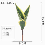 Artificial Succulents Plants House Decoration Accessori Tropical Fake Long Leaf Bonsai Hotel Party Home Decor Photo Props