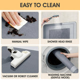 VIKAMA Bathroom Runner Rug with No Slip Rubber Backing Quick Dry Ultra Absorbent Bath Mat Machine Washable Floor Mats Home Decor