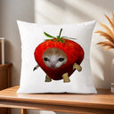Cushion Cover Comfort Soft Cat Funny Pillowcase Sofa Meme Living Room Home Gift Office Decor Protective Covers