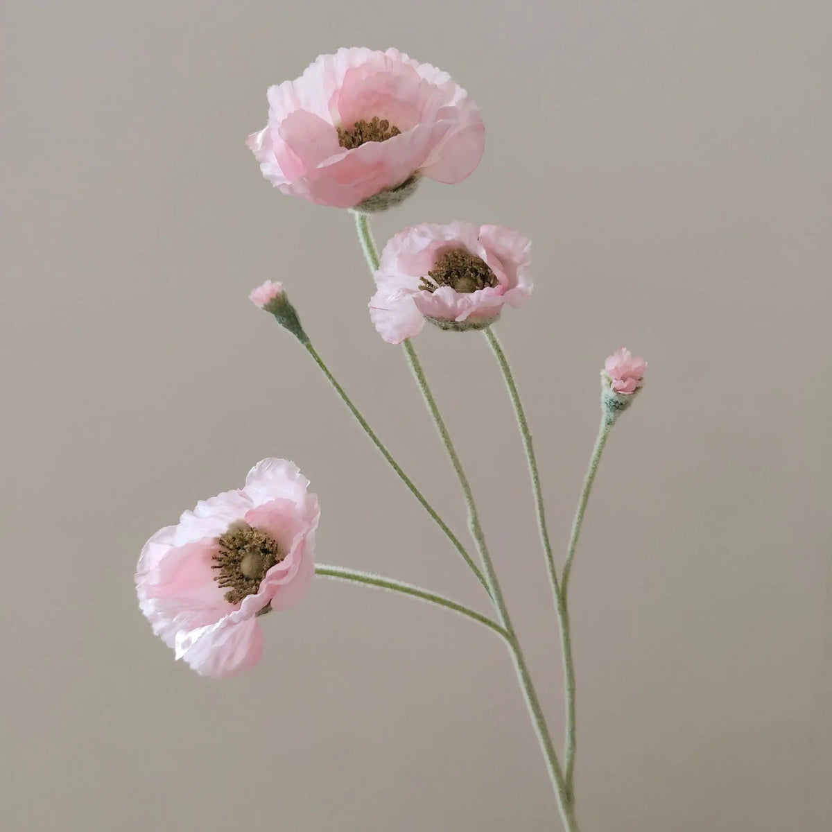 Poppy Artificial Flowers 65cm Long Stem Fake Flowers For Home Decor Garden Wedding Party Decoration DIY Flower Arrangement New