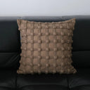 Brown Maillard Cushion Cover Modern Striped Design Decorative Pillow Covers Square Sofa Headboard Pillowcase Home Decor