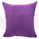 Supersoft Corduroy Cushion Cover Home Decor Pillow Covers Plain Striped Throw Pillow Case for Sofa Bed Living Room Decoration