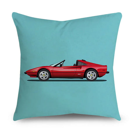 New Sports Car Cushion Cover Full Body Cartoon Pattern Pillow Case for Home Sofa Car Decor Pillowcase 45cm*45cm